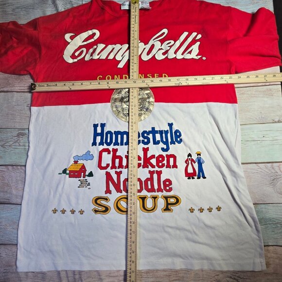 Eagles Eye Vintage Campbells Chicken Noodle Soup Graphic Long Sleeve Tee, Large - Picture 6 of 8
